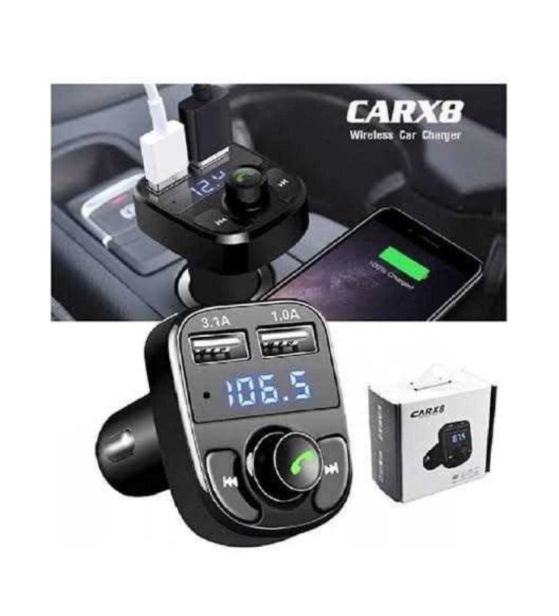 MP3 ÇALAR AUX GiRiSLi ÇAKMAK 12V BLUETOOTH CARX8 1